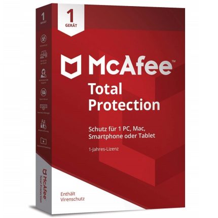 McAfee Total Protection 2022 | 10 Ans | PC-Mac-Android-iOS